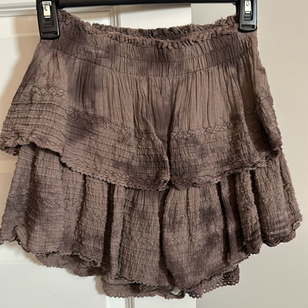 Aerie ruffle skirt
